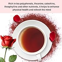 Vista 3 de Taiping HK Rose Tea Classic, 100% hojas de té, 10 paquetes de una sola porción, té instantáneo sin azúcar, sin aditivos sobre la marcha para viajes