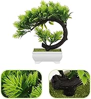 Vista 2 de EXCEART Bonsái artificial de pino artificial en maceta, bonsái de imitación para decoración del hogar en interiores, oficina, ventana, patio, jardín