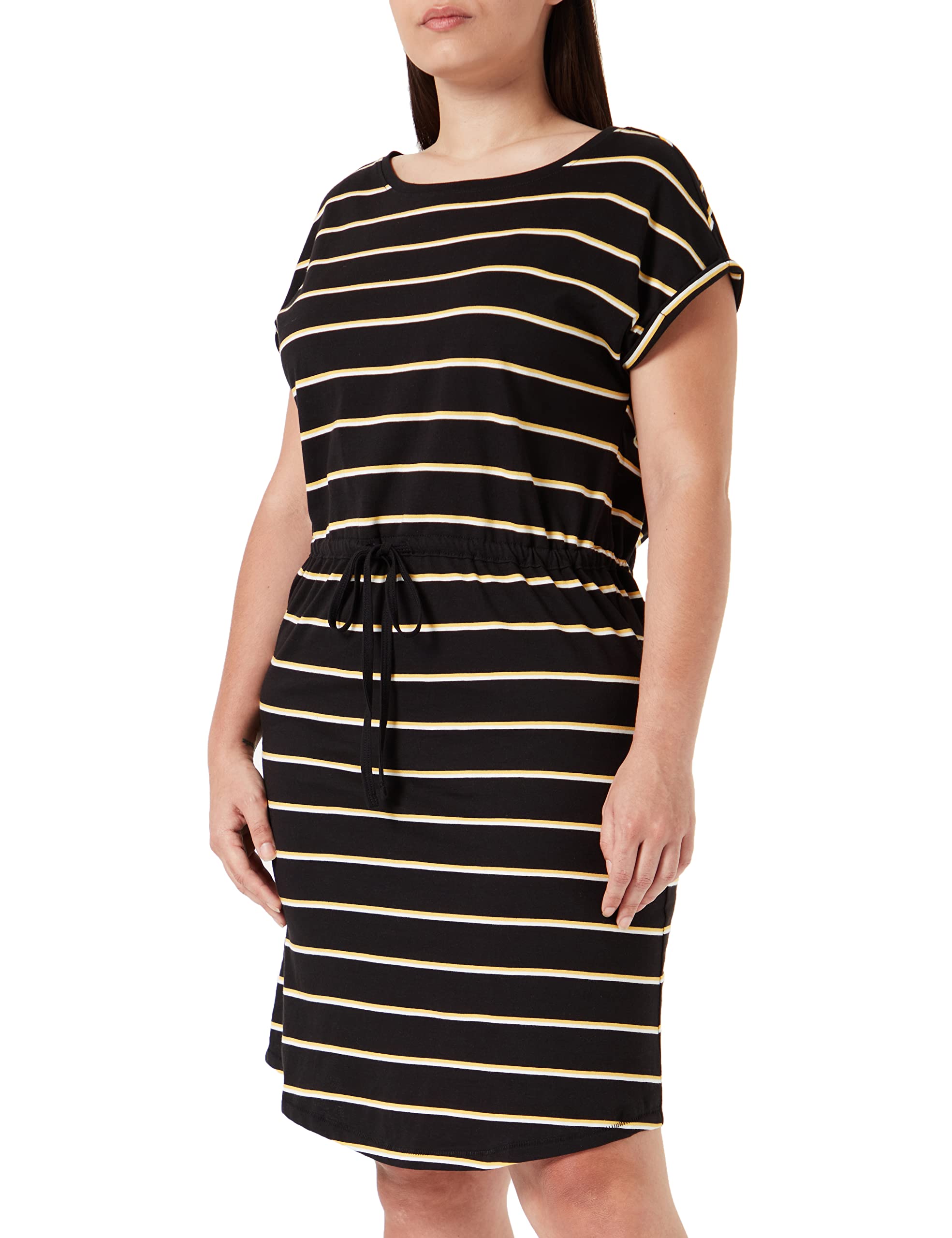 ONLY Carmakoma Carapril SS Noos-Vestido de Rayas para Mujer
