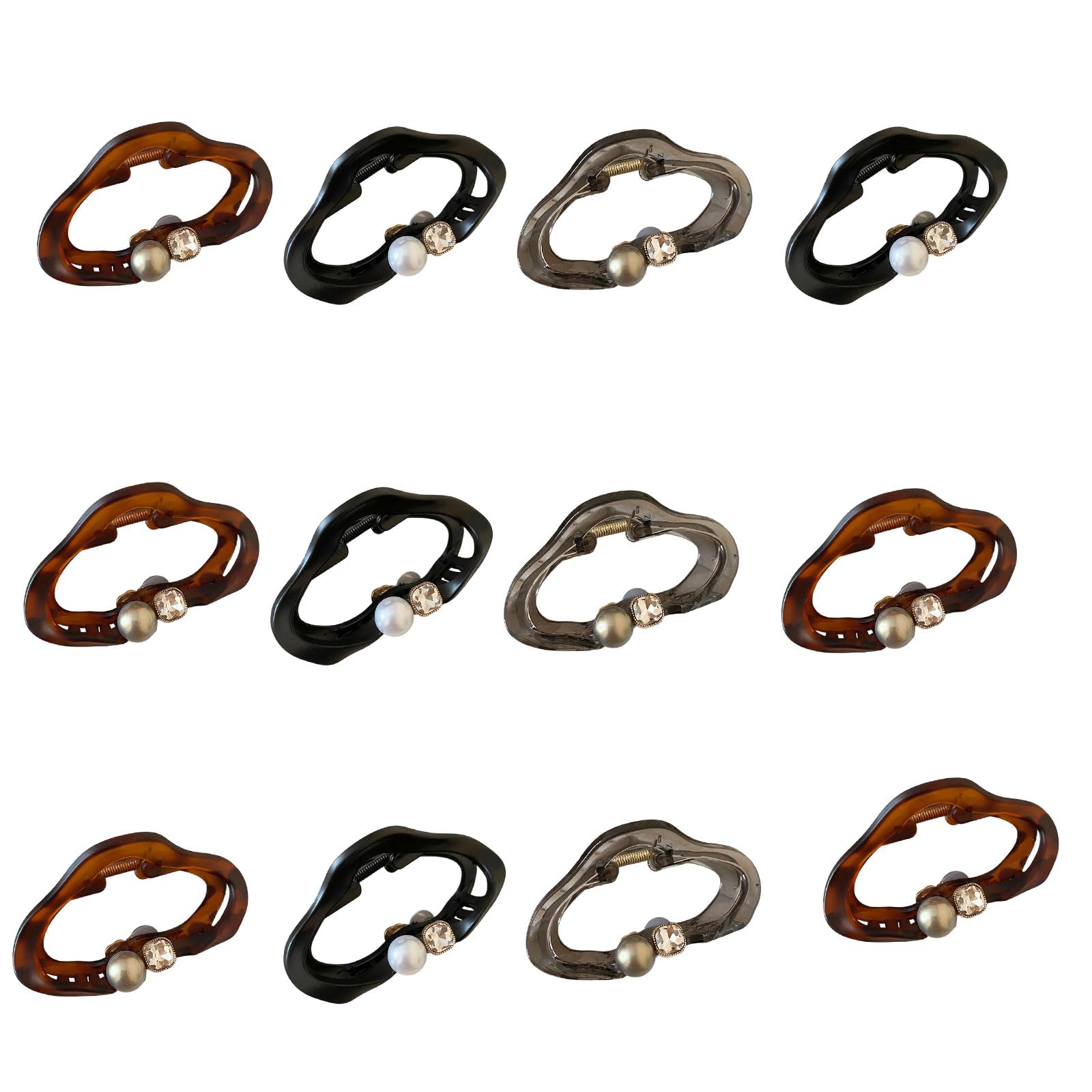 Irregolare scavato fuori accessorio per capelli nuvola accento forcina di grandi dimensioni per acconciature da donna forte tenuta uso quotidiano clip per capelli donna