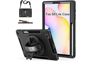 Case for Galaxy Tab S6 Lite 10.4" (2022/2020) Military Grade TPU Protective...