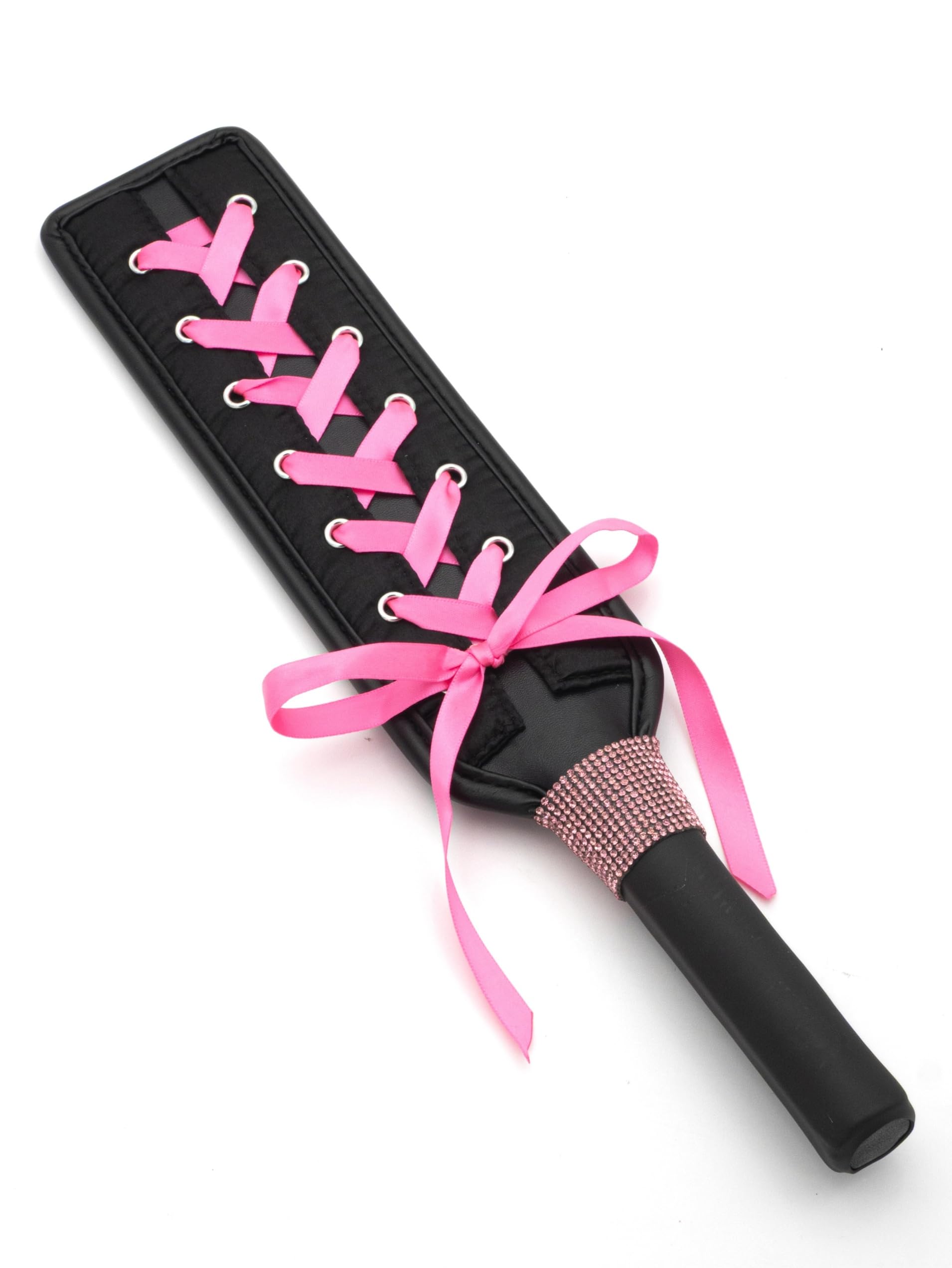 BONDAGERIE® Paletta con nastro e brillantini rosa, accessorio per giochi di coppia