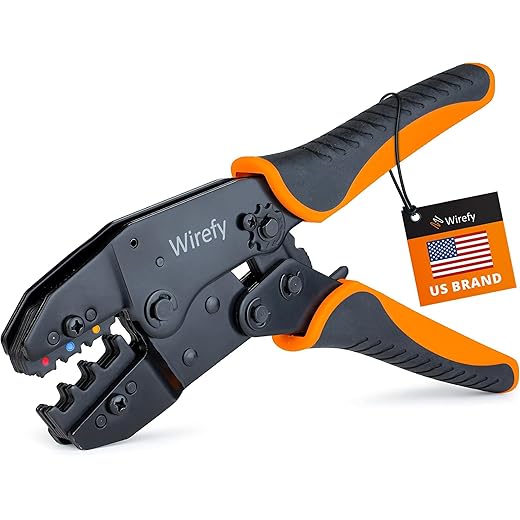 Wirefy Insulated Electrical Connector Crimping Tool