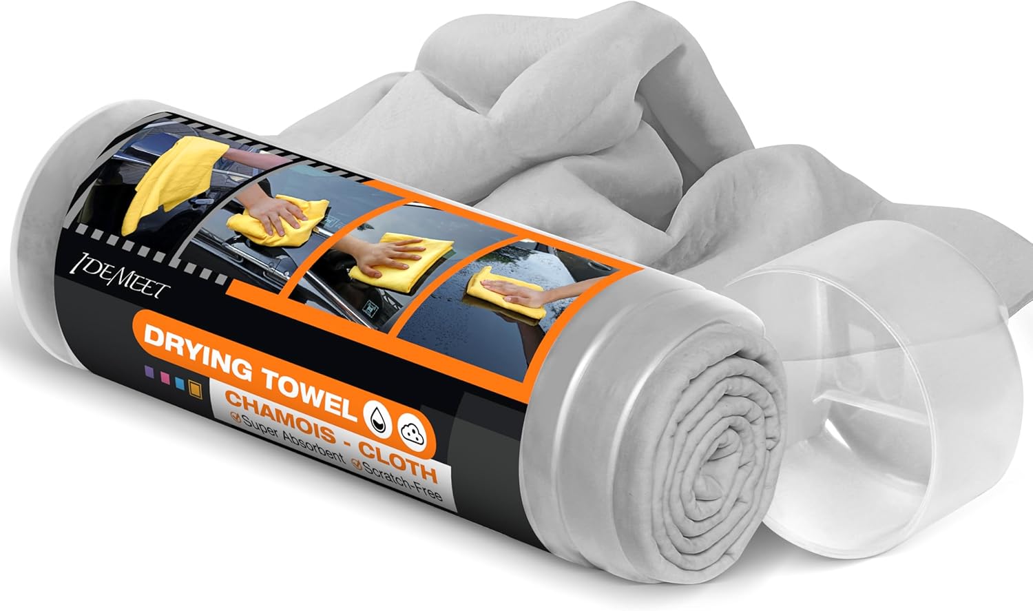 Premium Car Drying Towel, Super Absorbent 26"x17" Large Chamois Cloth Shammy Towel