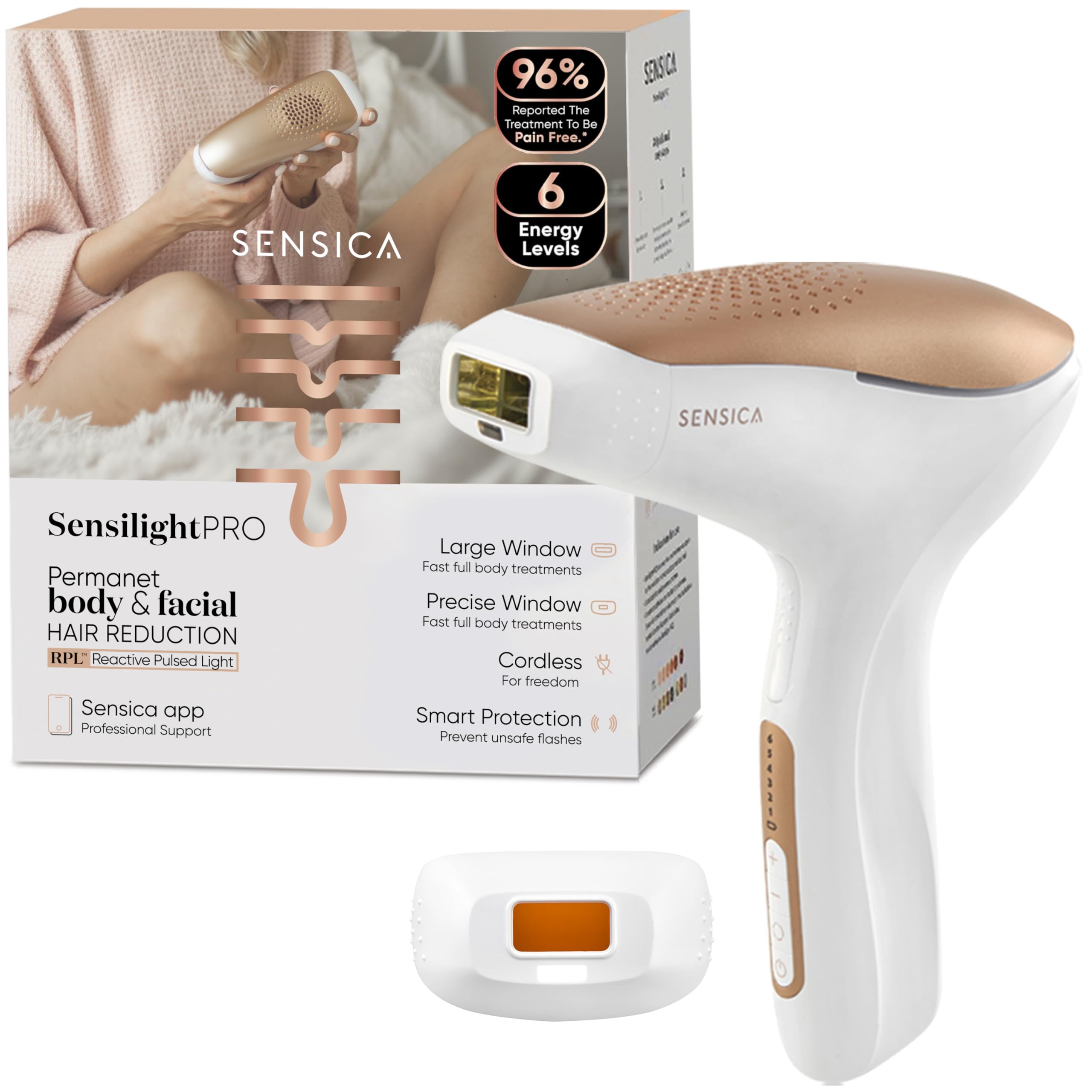 Amazon.com: Sensica Sensilight PRO IPL Hair Removal Device