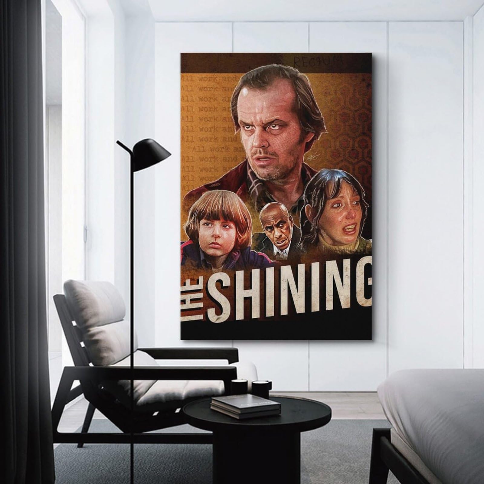 Poster The Shining Sur Toile - Déco Vintage 60x90 Cm, Style Sans Cadre, Pour Salon, Chambre, Bureau