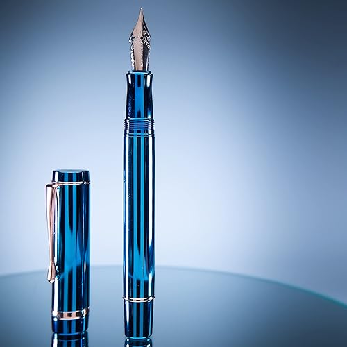 Miniatura 2 de Conklin Pluma estilográfica Duragraph Metal PVD Azul - EF