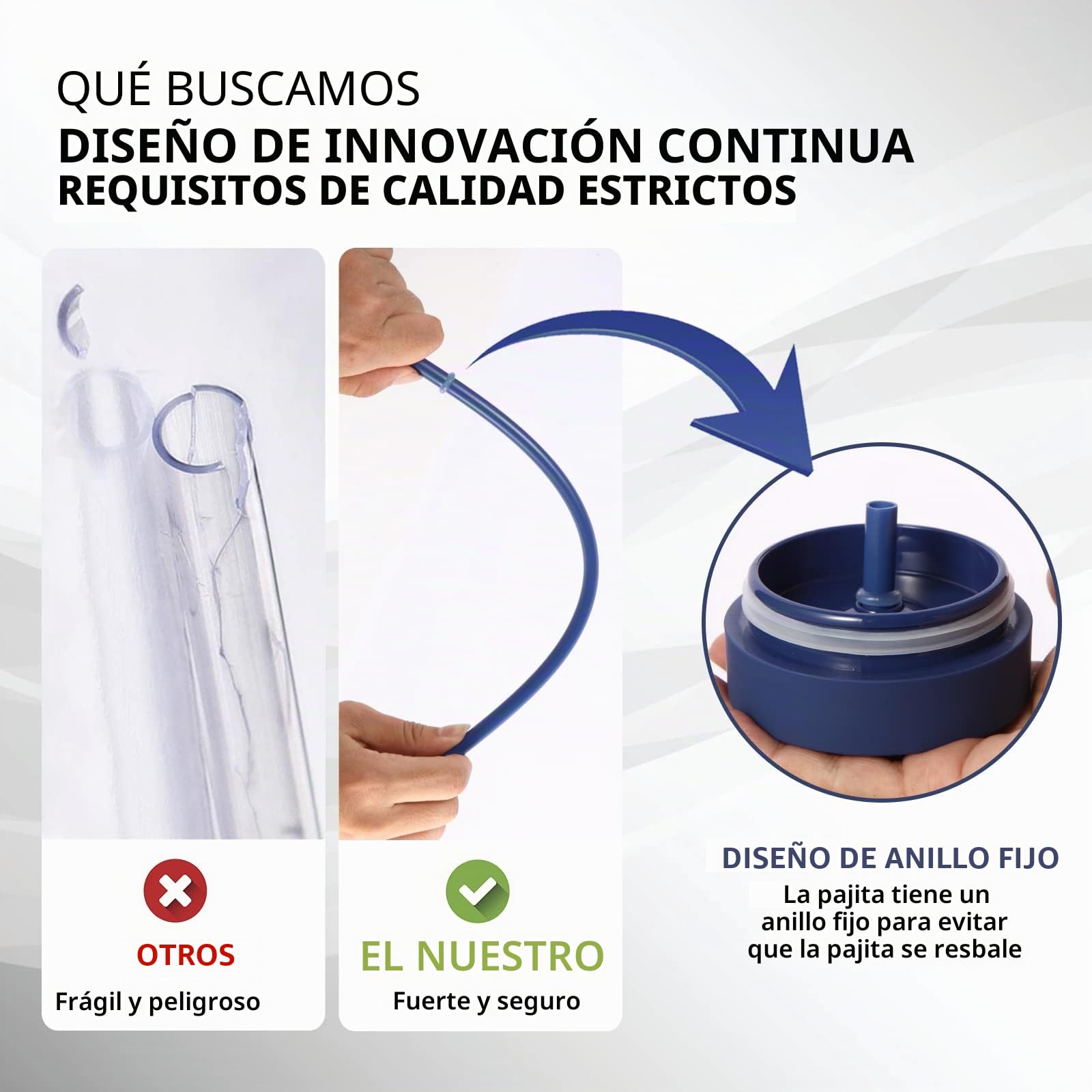 Volhoply 600ml Vasos de Plástico 10 Pack,Vaso de Doble Pared con Tapa y Pajita,Taza de Café Helado de Viaje Reutilizable,Tumbler de Agua de Acrílico Mate Sin BPA para Fiestas,Regalos (Marino,10 Set)