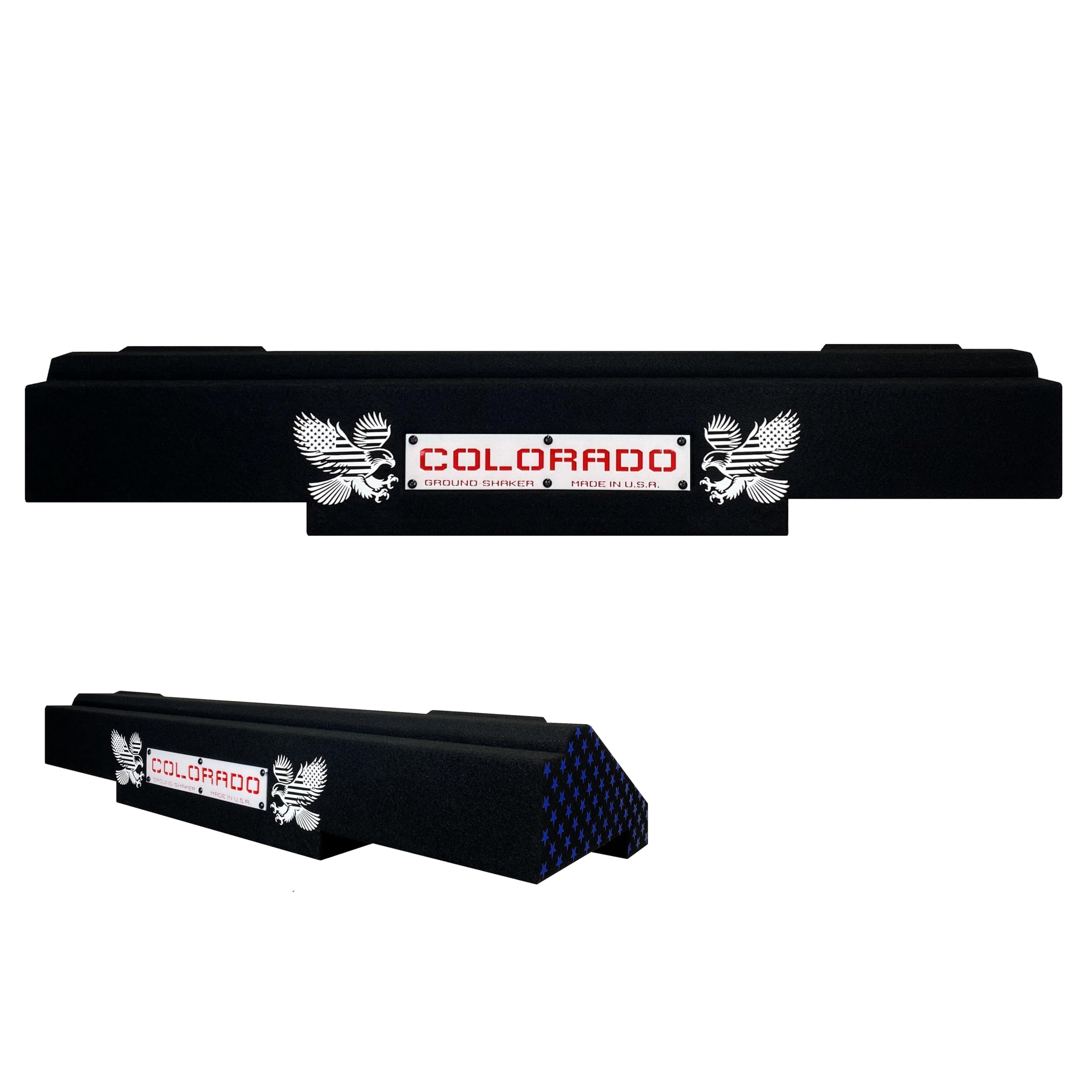 2015-2023 Chevy Colorado Crew Cab Dual Sealed Sub Box Ground-Shaker Subwoofer Enclosure Custom Speaker Box Car Audio Ground Shaker (USA, 10")