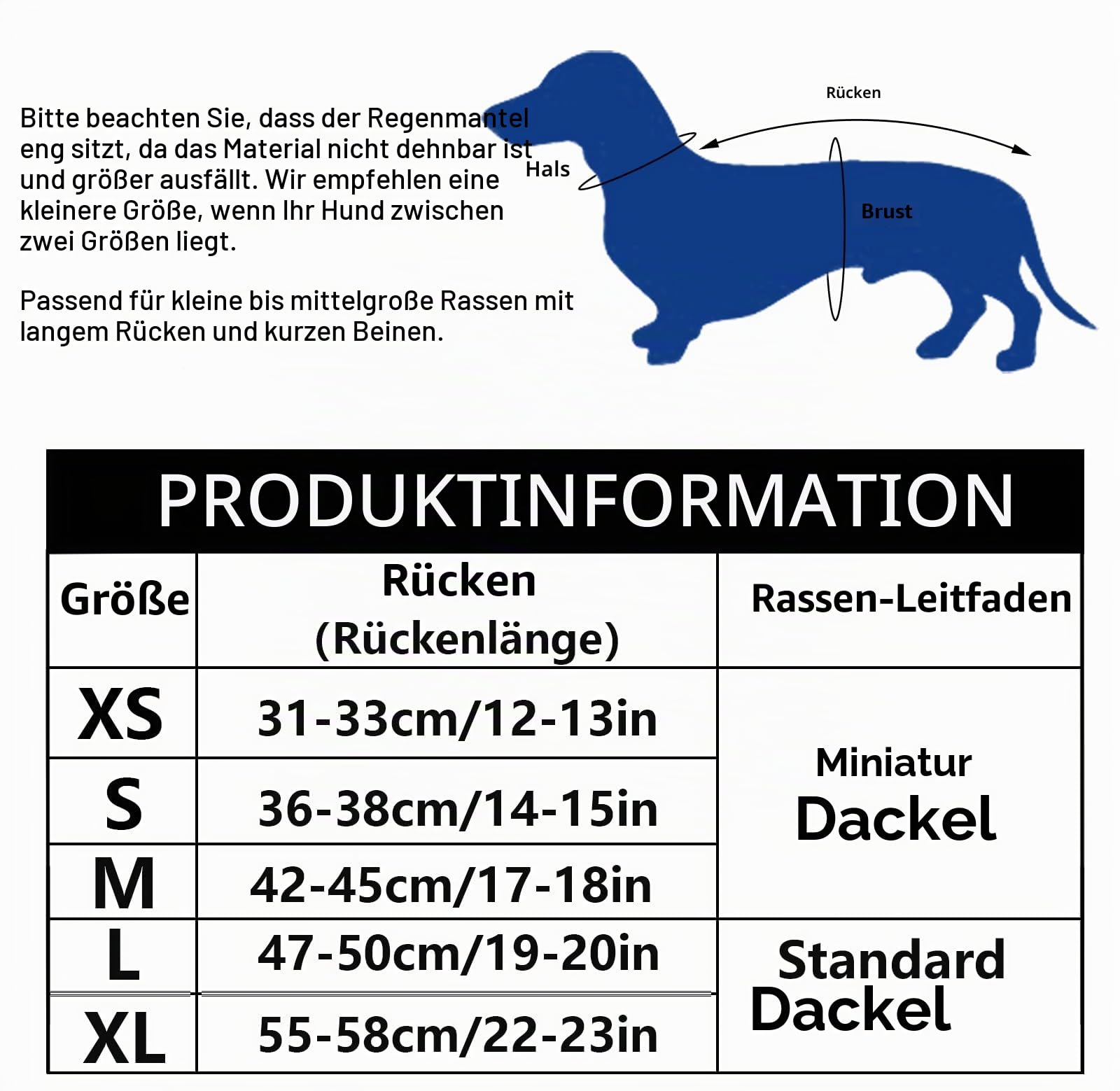 MOREZI Hunderegenmantel mit Reflexstreifen, Regen-/wasserdicht, verstellbare Weste, geeignet für kleine und mittelgroße Hunde wie Dackel-Gelb-M