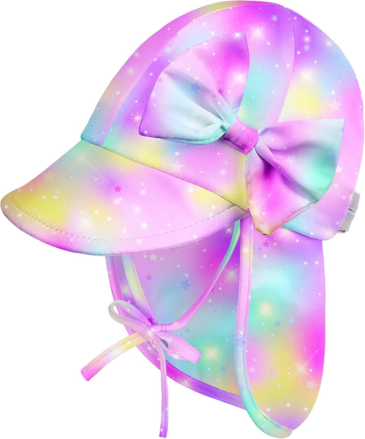 Baby Sun Hat for Girls UPF 50+ Adjustable Toddler Bucket Hats Traveling Essentials Summer Beach Hat for Baby Girl