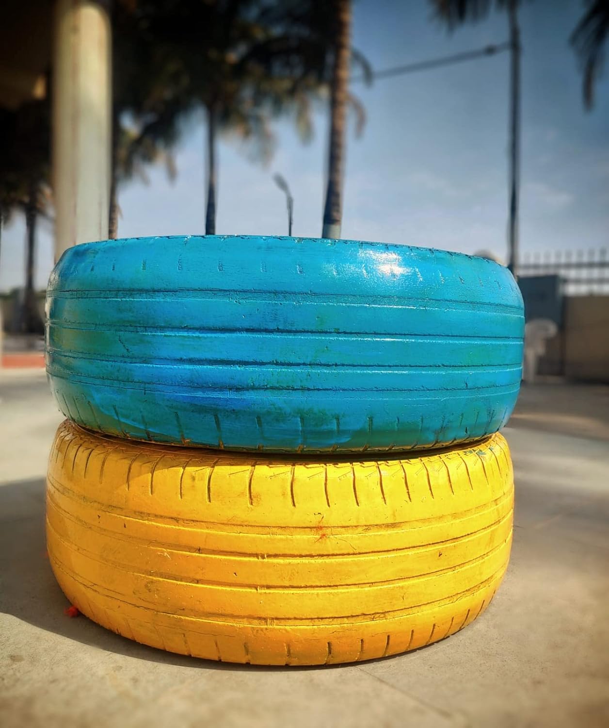 2 Tyre Stool Chair Amazon.in Home & Kitchen