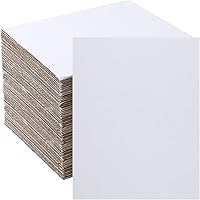 Vista 16 de Zonon Paquete de 50 hojas de cartón corrugado, insertos planos de cartón duro, suministros para el aula, separadores cuadrados planos para envío