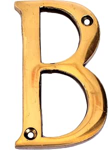 Amazon.com: eSplanade - Brass House Hotel Door Name Alphabets - Wall