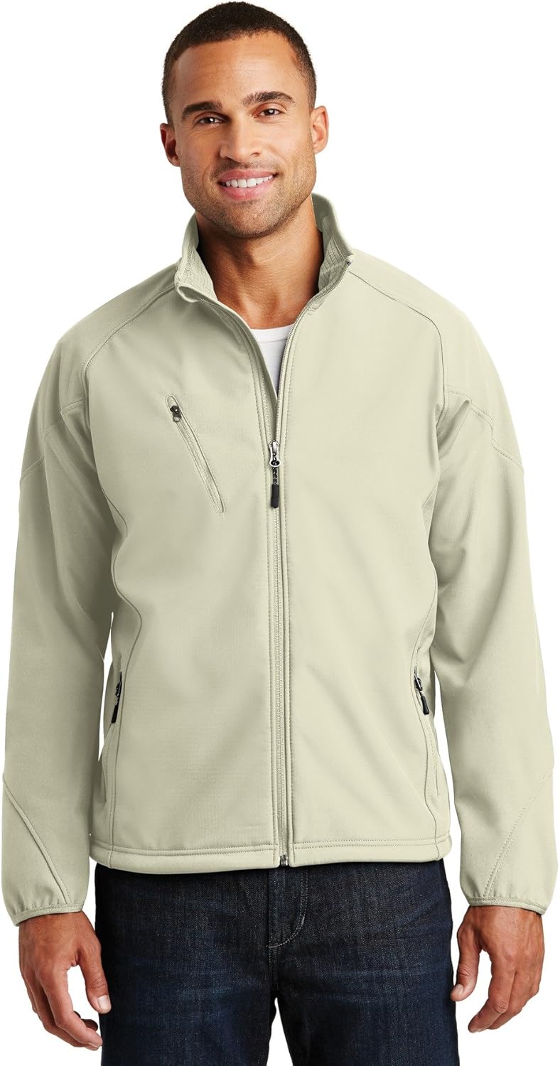 port authority textured soft shell jacket