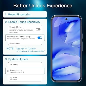 JETech Screen Protector for Google Pixel 9a, 3-Pack