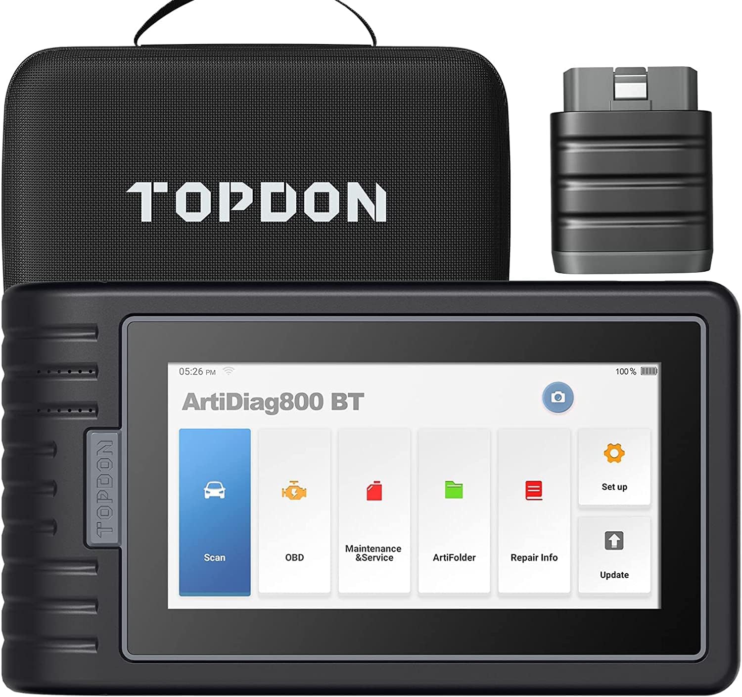 ArtiDiag800 BT TOPDON スキャナー 全システム スキャン Amazon.co.jp: [適格請求書発行可能]TOPDON ArtiDiag800BT OBD2