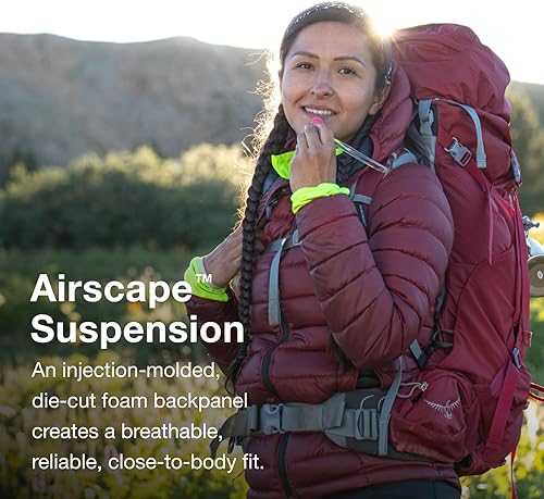 Miniatura 6 de Osprey Ariel 65 - Mochila de mochilero para mujer, color negro, talla ML