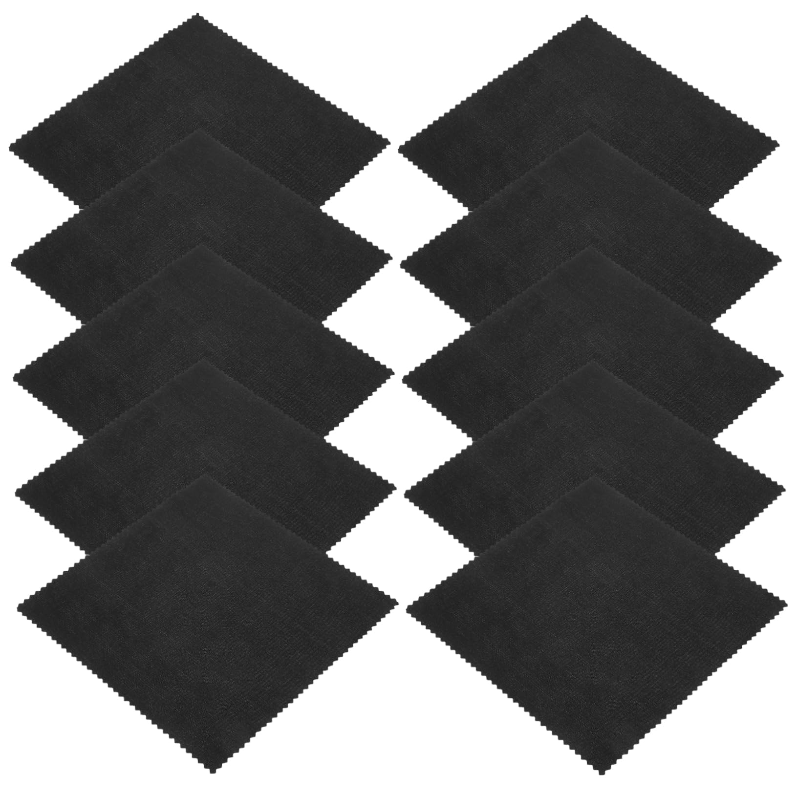 COLLBATH Cotton Eye Glasses Cloth 10pcs Screen Cleaning Cloth Fine Cotton Dust- Non-Streaking Reusable