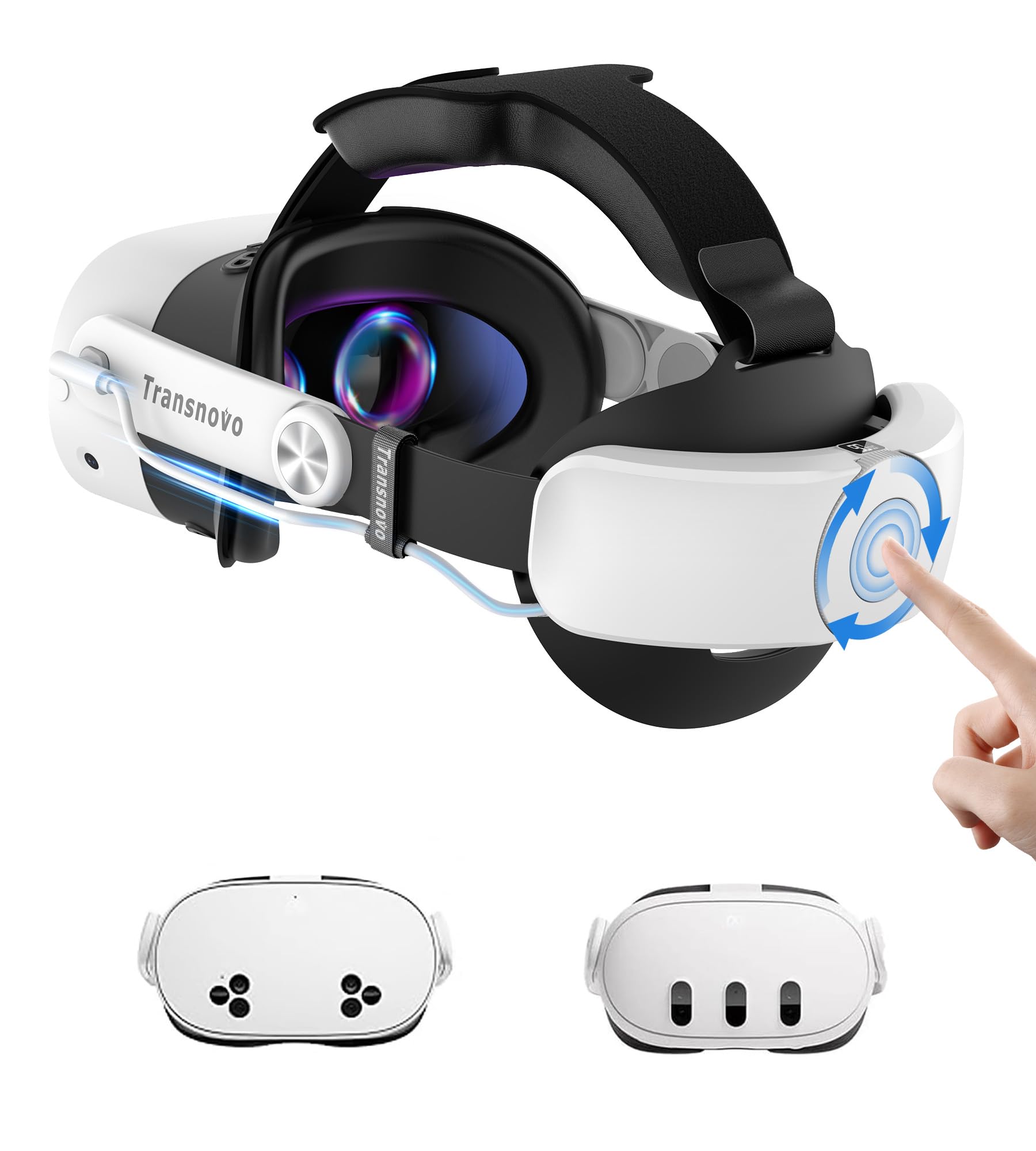 Amazon.com: TRANSNOVO Battery Head Strap for Meta Quest 3/Quest 3S
