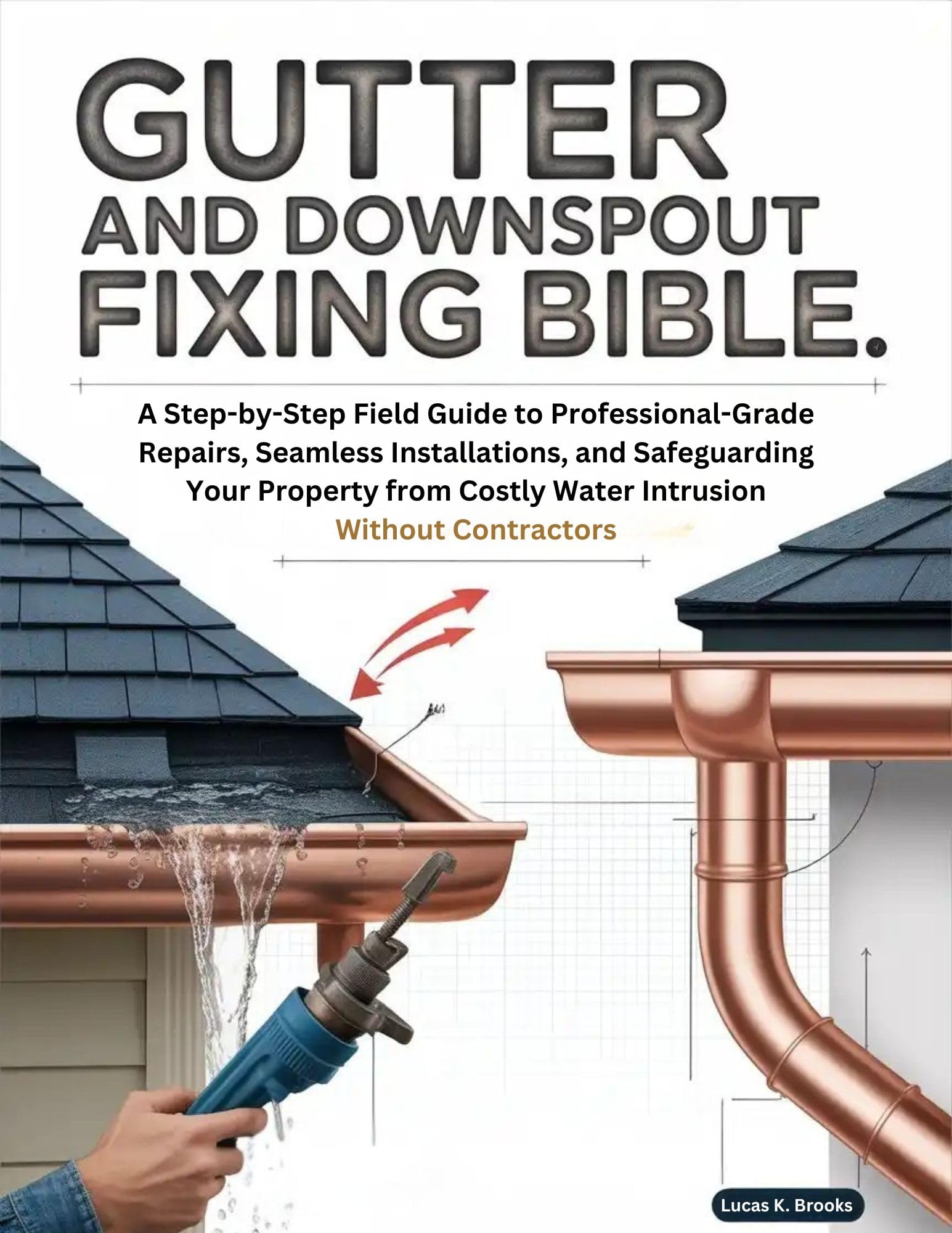 Gutter And Downspout Fixing Bible: A Step-by-Step Field Guide to Professional-Grade Repairs, Seamless Installations, and Safeguarding Your Property from ... (The Essential Do-It-Yourself Bibles)