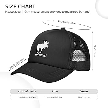 帽子 moose's NO MAKEUP DAY cap BUECDHYEI Got Moose Trucker Hat - Mesh Baseball Snapback Cap