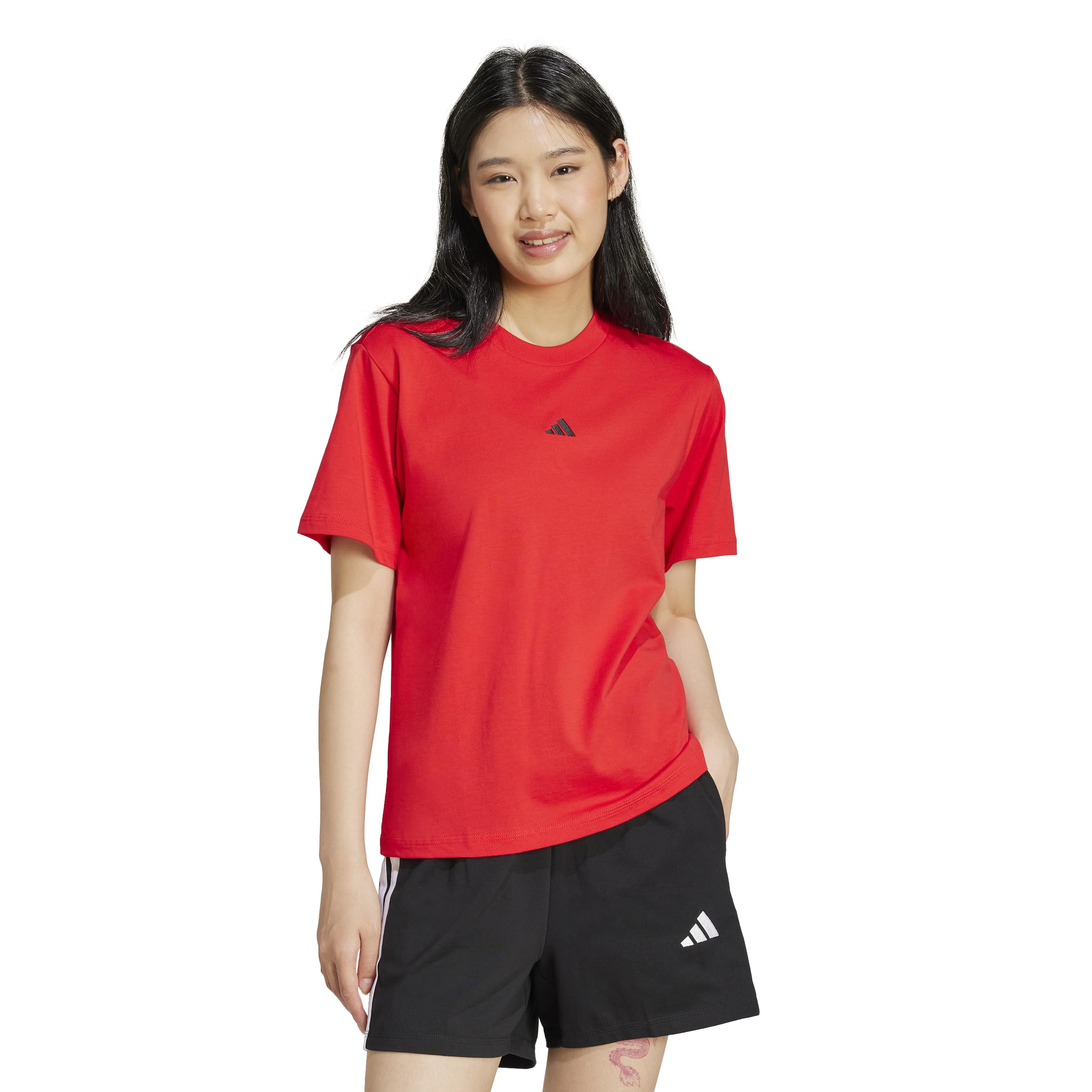 Adidas Essentials Small Logo T-Shirt Camiseta de Manga Corta Mujer — view 27