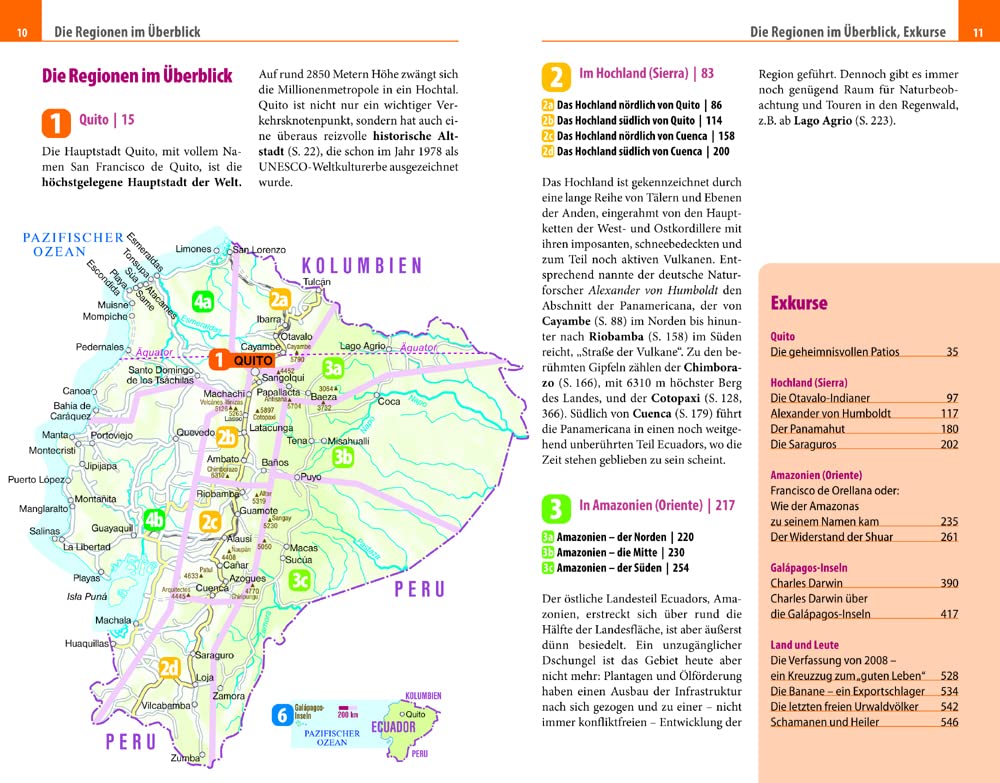 Reise Know-How Reiseführer Ecuador mit Galápagos (mit großem Faltplan)