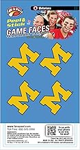 Fan-A-Peel Michigan Waterless Temporary Tattoos - Hypoallergenic Peel and Stick Waterproof Temporary Tattoos - Officially Licensed