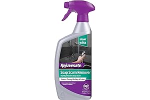 Rejuvenate Scrub Free Soap Scum Remover: The Effortless Bathroom Glass Door Cleaner