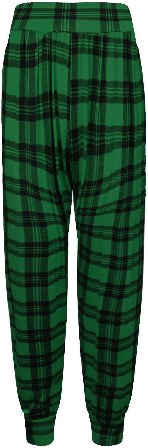 RIDDLED WITH STYLE New Women's Ali Baba Full Length Printed Stretchy Pants Leggings Plus Size