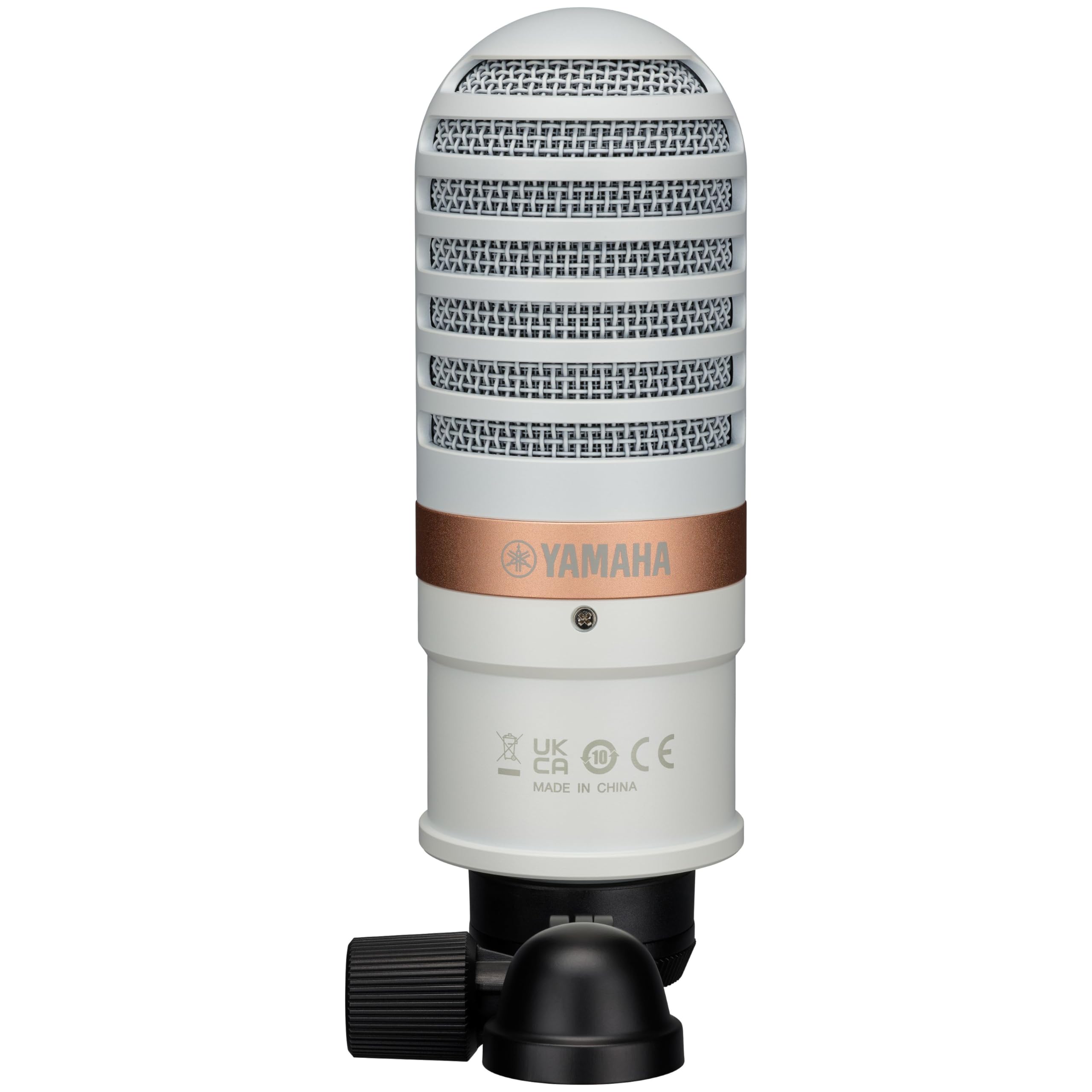 Yamaha YCM01 Kondensatormikrofon in Studioqualität – Hochauflösendes Audio-Streaming, Aufnahme und Wiedergabe, XLR-Anschluss – In Weiß