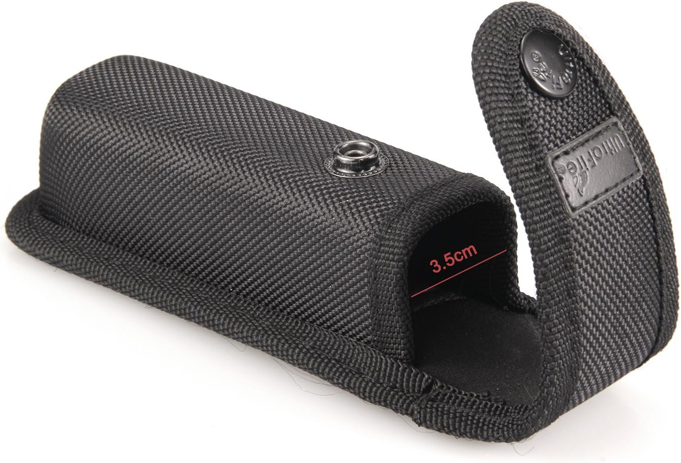 UltraFire Duty Belt Flashlight Holster, Nylon Flashlight Holder Pouch Holster for Duty Belt, 2 Pack - Image 3