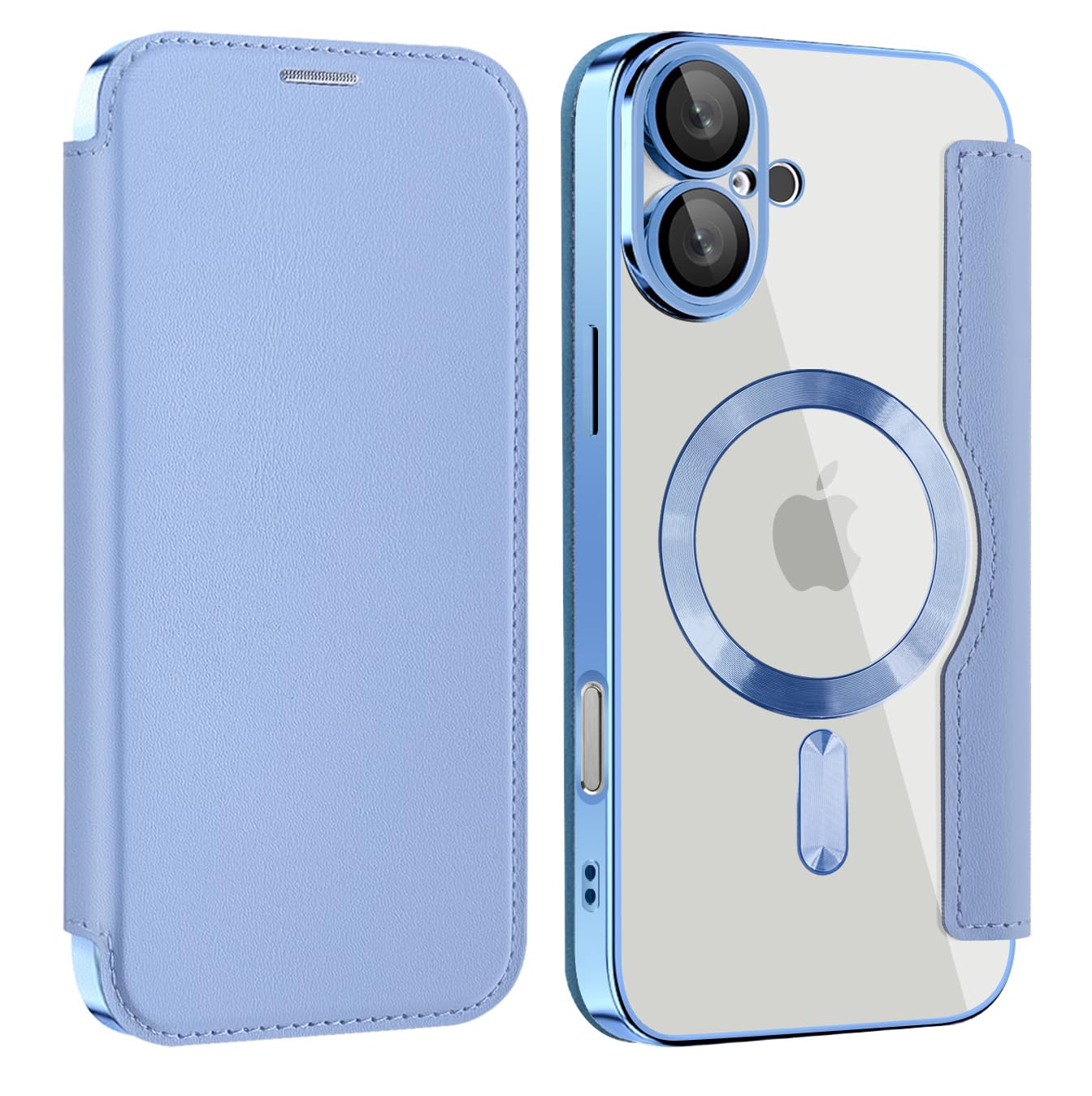 Amazon.co.jp: MuZiF iPhone 17 用 ケース 手帳型 Magsafe対応 クリア