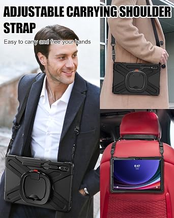 BRAECN Case for Samsung Galaxy Tab S10+ Plus/S9 FE+/S9+/S8+/S7 FE/S7+ 12.4