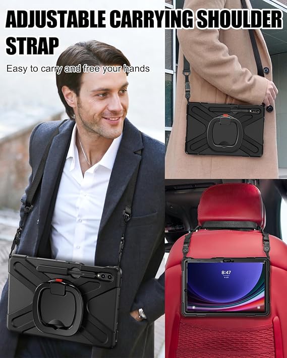 BRAECN Case for Samsung Galaxy Tab S10+ Plus/S9 FE+/S9+/S8+/S7 FE/S7+ 12.4