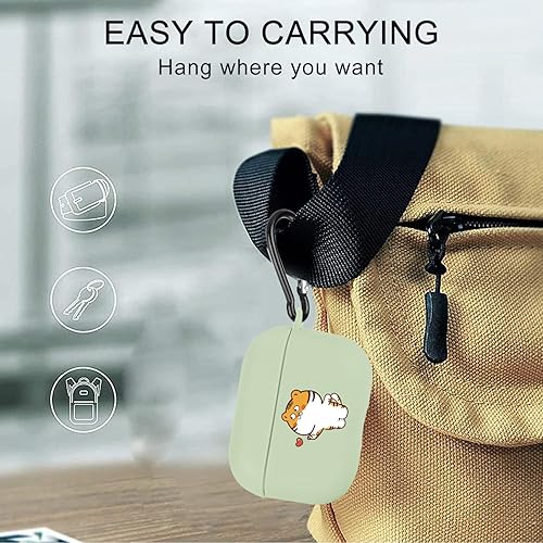 Miniatura 6 de JOYLAND Tiger - Funda para AirPods Pro con llavero, diseño de animales de dibujos animados, funda protectora de TPU suave compatible con AirPods de