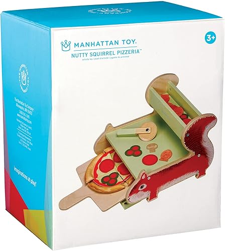 Miniatura 9 de Manhattan Toy Nutty Squirrel Pizzeria - Juego de juguetes de cocina para niños pequeños y niños
