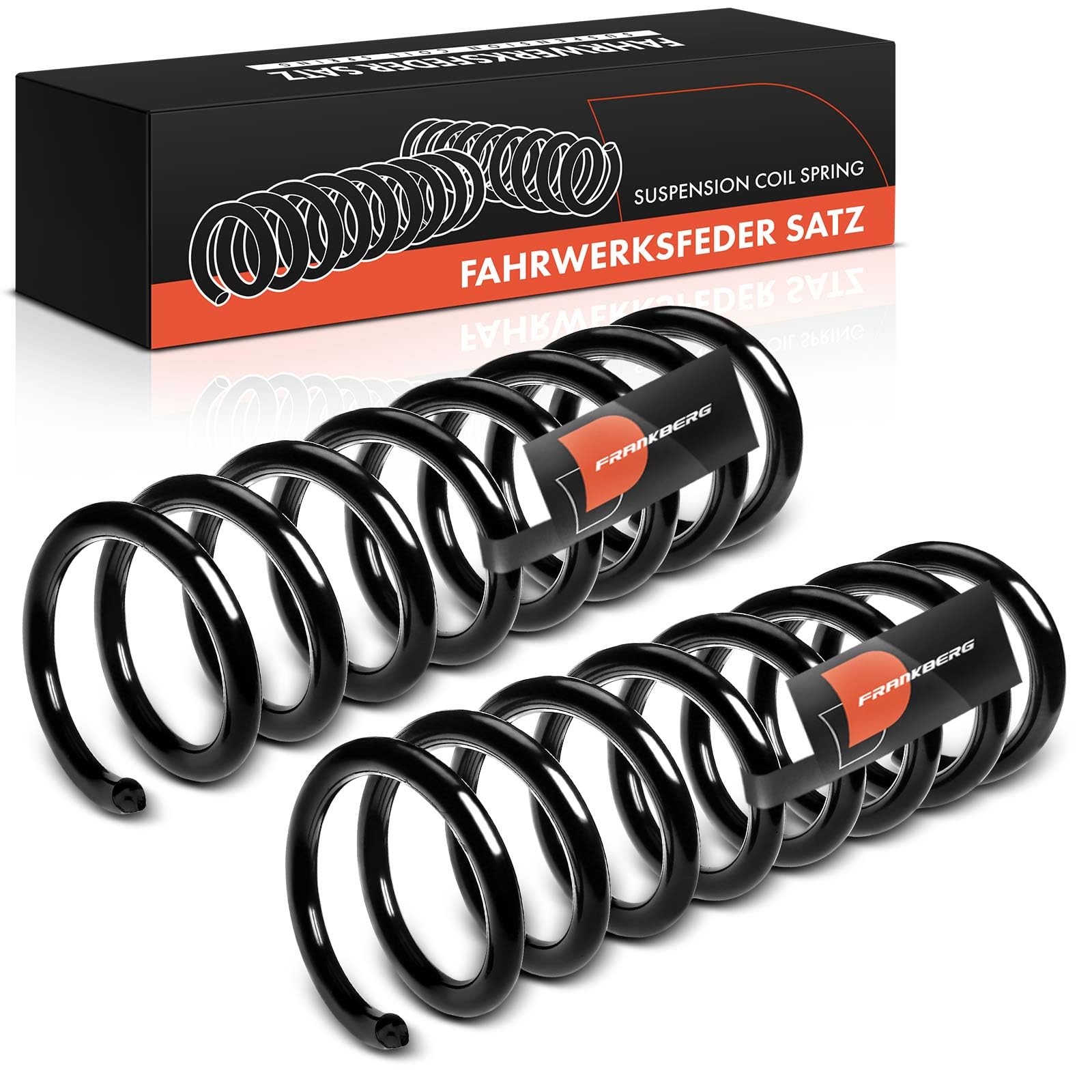 Frankberg 2 ressorts de suspension pour essieu avant 1703210004 | Compatible avec: SLK R170, Classe C W202, Classe C, modèle T S202