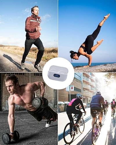 Miniatura 7 de Tayogo Auriculares Bluetooth con clip para la oreja, auriculares abiertos con micrófonopantalla, clips inalámbricos para los oídos, Bluetooth V5.3,