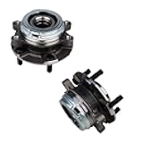 KUSATEC 513296 [2 Pack] Front Wheel Hub and Bearing Assembly Fit for Nissan Altima 2007-2018, Maxima 2009-2019, Murano 2009-2018, Pathfinder 2013-2019, Infiniti JX35 2013, QX60 2014-2019, 5 Lug