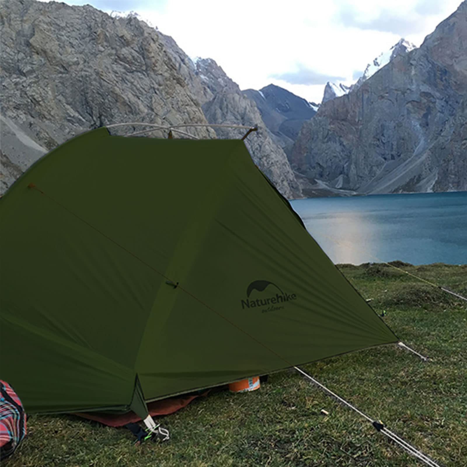 Naturehike Tagar Tente de Camping Ultralégère 1-2 Personnes,3-4 Saison Imperméable Tentepour Randonnée,Sac à Dos