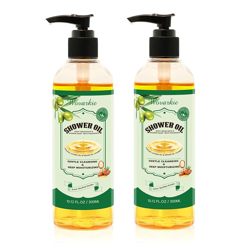 Óleo de banho forvirgeen com argan orgânico Rooftop Garden, pacote com 2