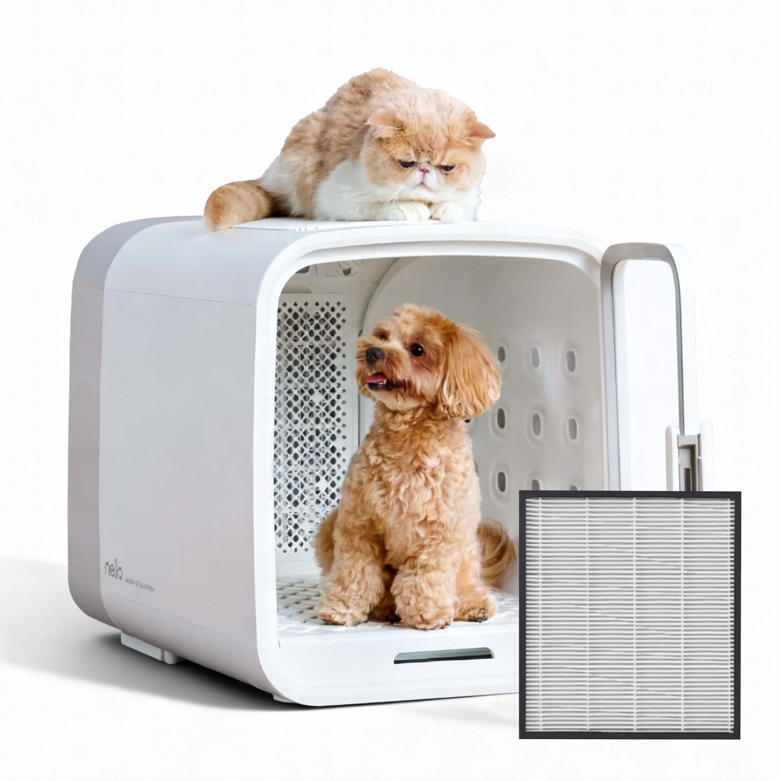 nello ペットドライルーム Amazon | nello ペットドライルーム＋Deo 日本製モーター2基搭載 獣