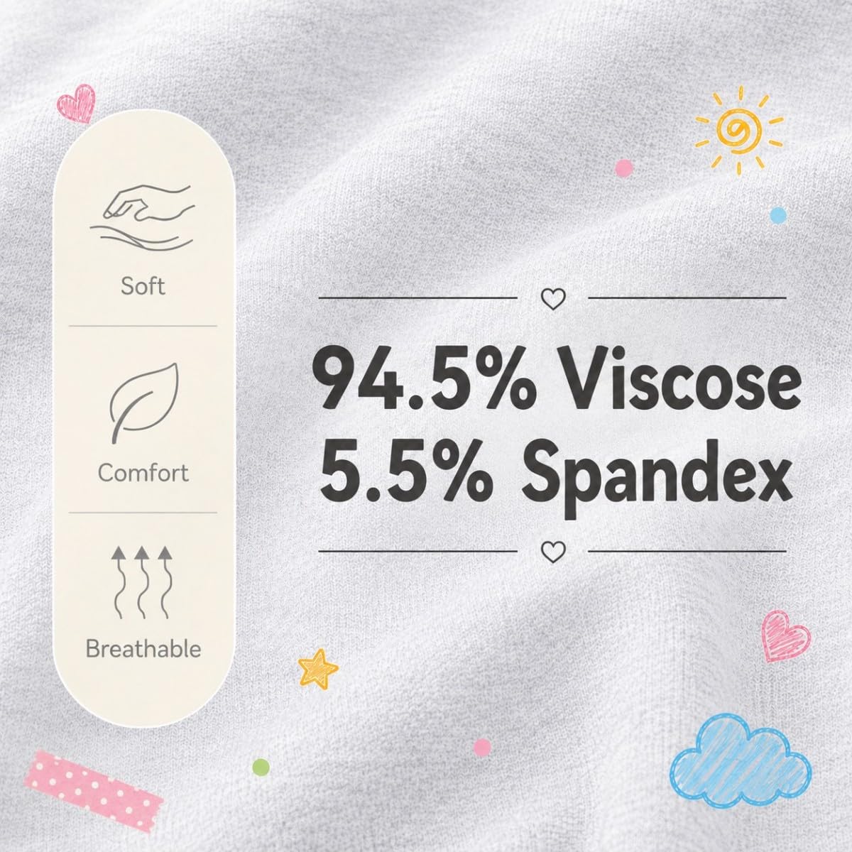 Ensemble de 4 Gilets de Couleur Unie Classiques pour Enfants pour Les Filles de 2 à 10 Ans, Gilet de Travail en Coton, Lot de Plusieurs