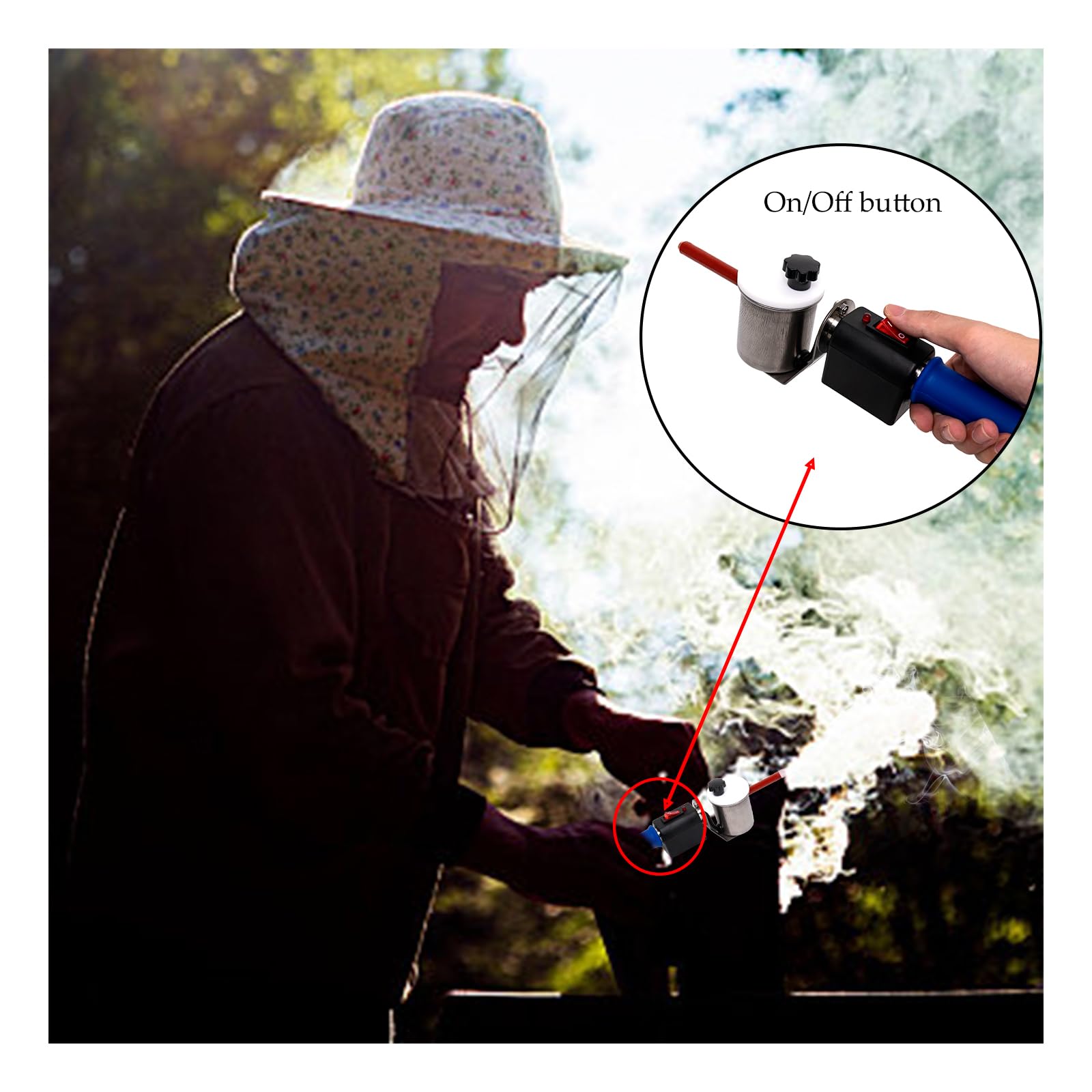 KIMISS Bienen Verdampfer 12V 150W | Für Oxalsäure Behandlung | Metall | Varroa Milben Bekämpfung