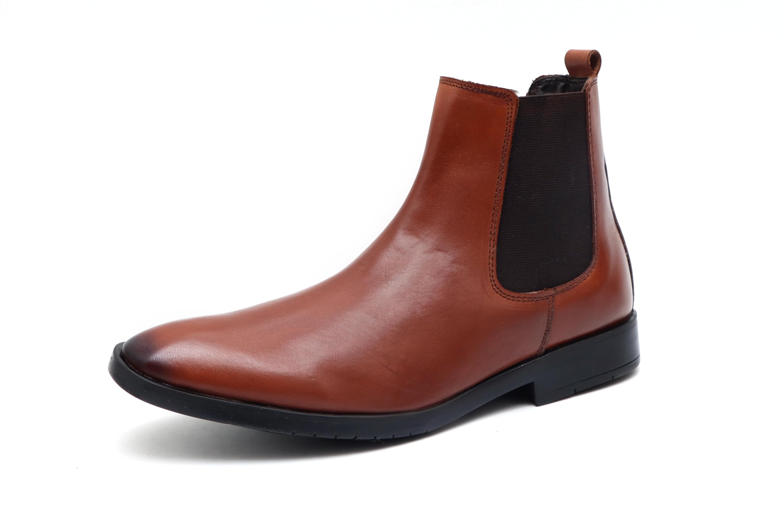 BUCCAMen's Genuine Leather Chelsea Boots