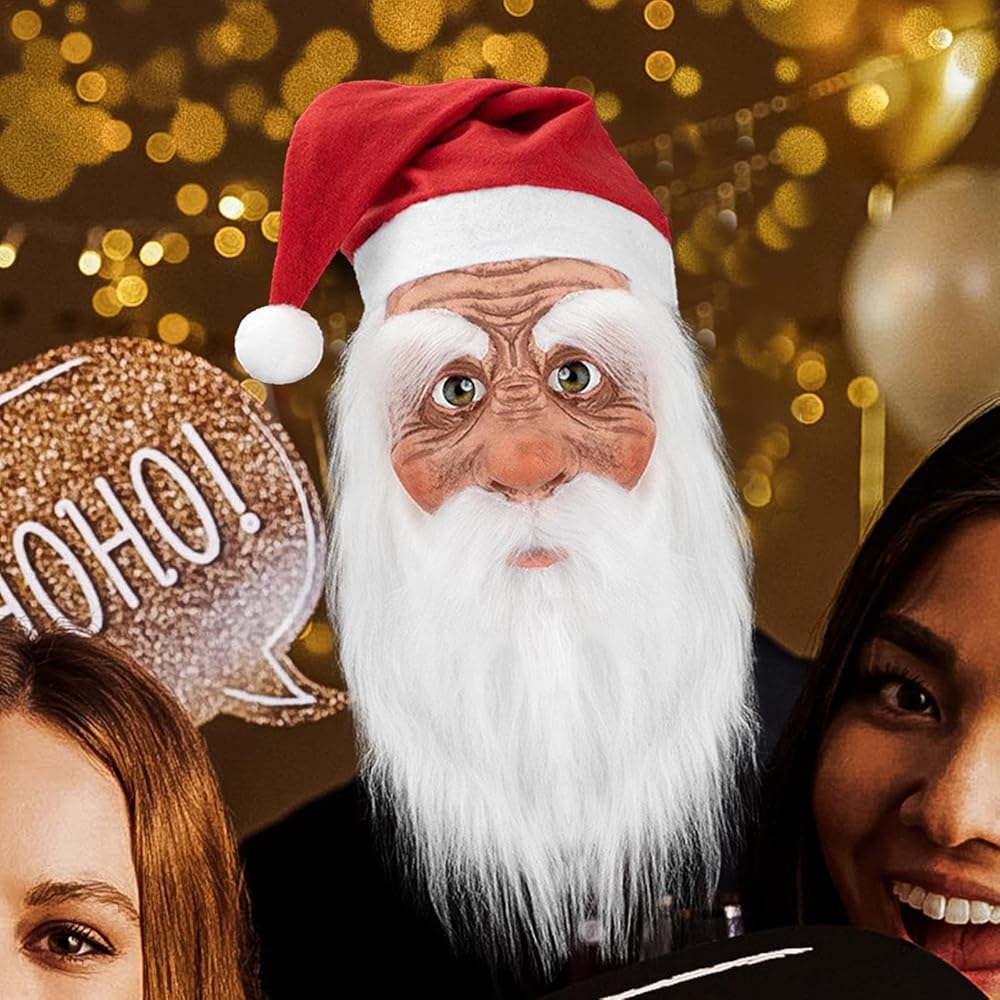 サンタクロースフェイス Amazon.co.jp: Santa Face Piece,Santa Face Adult | Vista