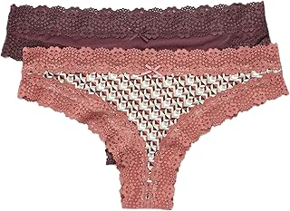 كيابي سراويل داخلية برازيلية من المايكروفايبر من جيومروز، عبوة من قطعتين