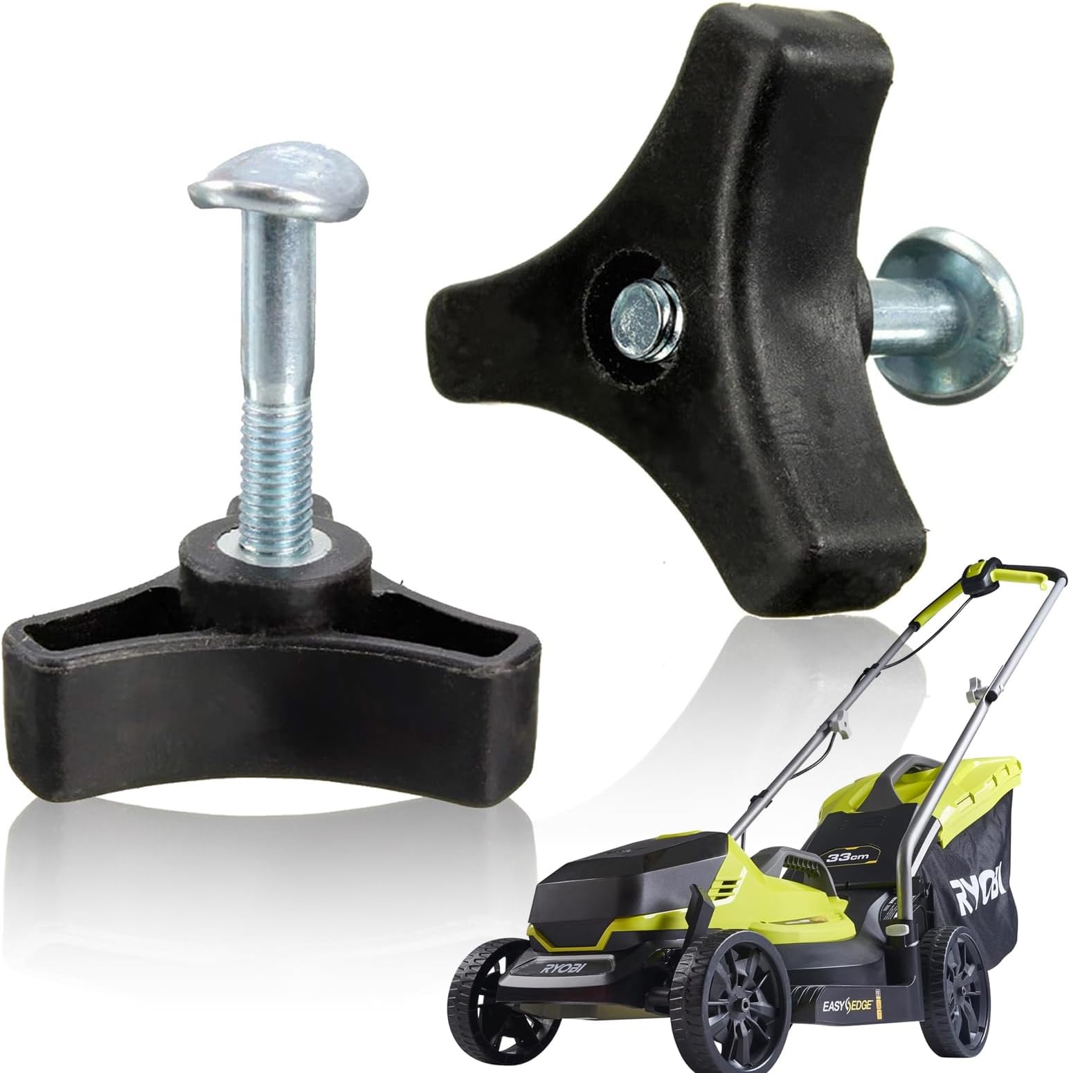 Universal Lawnmowers Handle Wing Nut And Bolt, Triangle Knob Handle Screw Kit, Mountfield Lawnmower Spare Parts Mountfield Mower Spares Mower And Outdoor Power Tools Replacement Parts